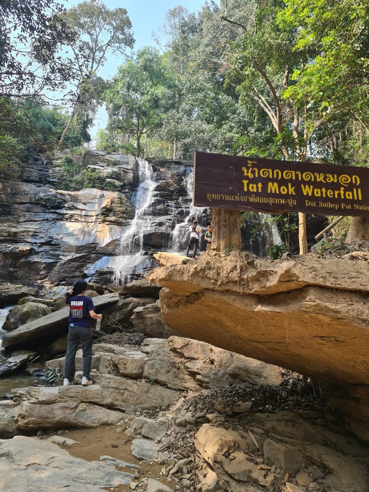 Tat Mok Waterfall, on the way back to Chiang Mai