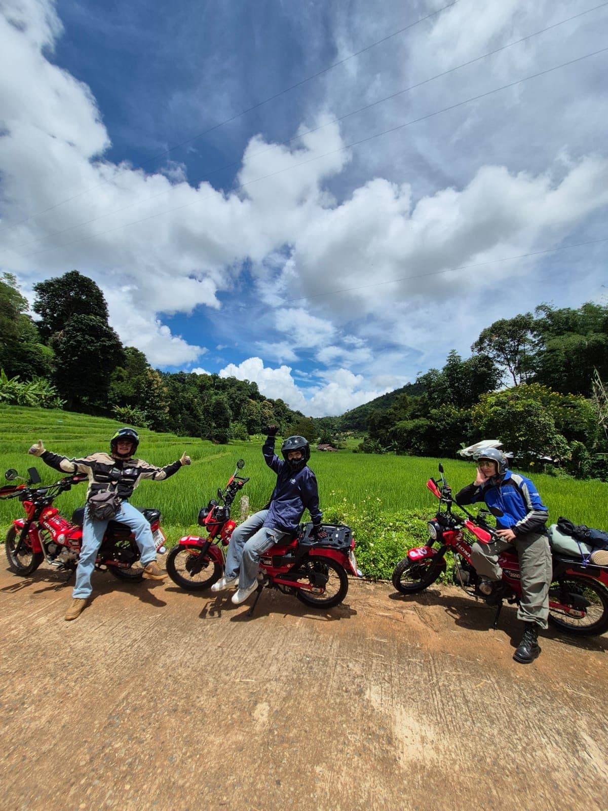 Rice terraces on the way round